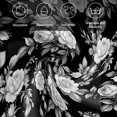 thumbnail image 5 of Black Rose Cloth Napkins, Vintage Pastoral Botanical Floral Leaves Vines Washable and Reusable Dinner Napkins Set of 8, Table Napkin for Kitchen Party Birthday Wedding Hotel Housewarming 20"x20", 5 of 8