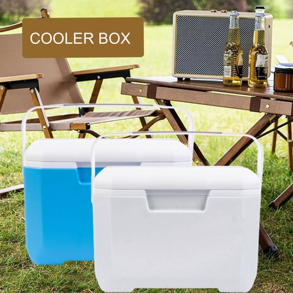 Sunjoy Tech 6L Portable Cooler Box with Heavy Duty Handle Lightweight Leakproof Large Capacity Outdoor BBQ Camping Beach Picnic Insulated Hard Ice Box