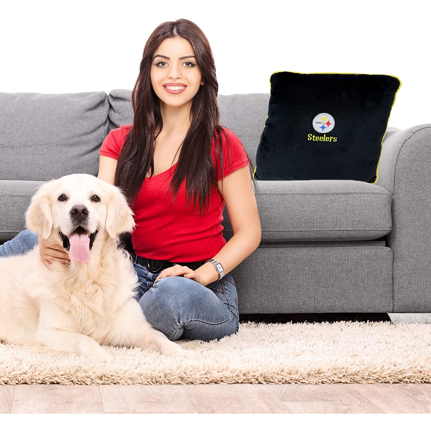 Pets First NFL Pittsburgh Steelers Pet Bed : : Pet Supplies