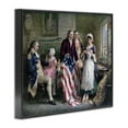 thumbnail image 4 of Historical Betsy Ross Black Framed Giclee Art, design by Arlington Prints, 4 of 9