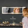 thumbnail image 6 of Depuley 63" x 20" LED Full Length Mirror Hollywood Vanity Mirror Dimmable LED Floor Mirrors for Leaning  Wall Mounted Water Proof Mirror for Bathroom Dressing, Anti-fog Black, 6 of 9