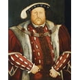 thumbnail image 2 of Holbein, Hans 20x24 Gold Ornate Wood Framed with Double Matting Museum Art Print Titled - Portrait of King Henry VIII, 2 of 4