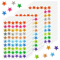 20 Sheets Holographic Star Stickers, 1200Pcs Foil Star Metallic Stickers For Kid Reward, Self Adhesive Colorful Incentive Stickers For Scrapbook, Crafts Glitter Art And Decoration