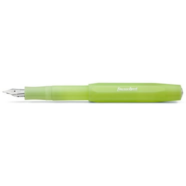 Kaweco 10001887 Frosted Sport Fountain Pen Lime, Extra-Fine