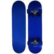Shop4Omni Complete Full Size Maple Skateboard w Premium Wheels & Matching Grip Tape Blue