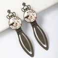 thumbnail image 3 of Cartoons Vintage Copper Crown-Shaped Bookmarks: Stainless Steel Reading Accessories, Book Marks for Bookworms, 3 of 5