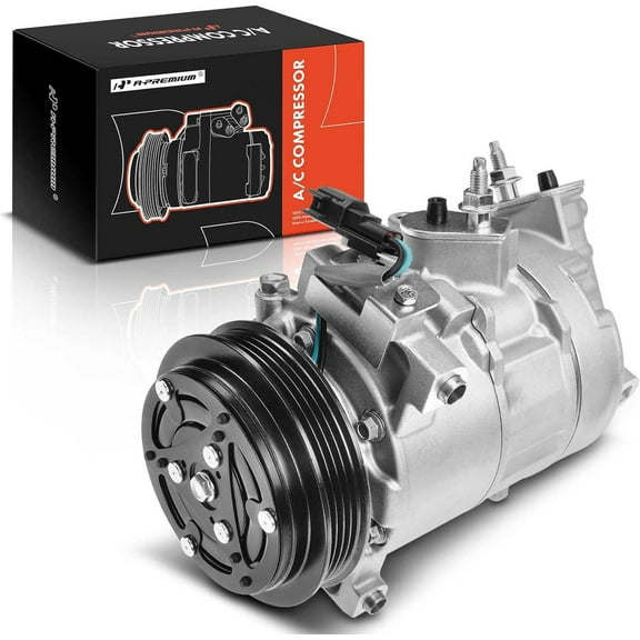 A-Premium Air Conditioner AC Compressor with Clutch Compatible with Ford Mustang 2015-2021 L4 2.3L