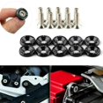 thumbnail image 4 of GFDYREE 20Pcs Bumper Fender Washers Engine Bay Dress Up Bolts Fasteners M6 JDM Fender Washer Kit-Black, 4 of 6