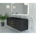thumbnail image 3 of Modern Aluminum Thin Metal Gold Pull Handle - Single, 3 of 9