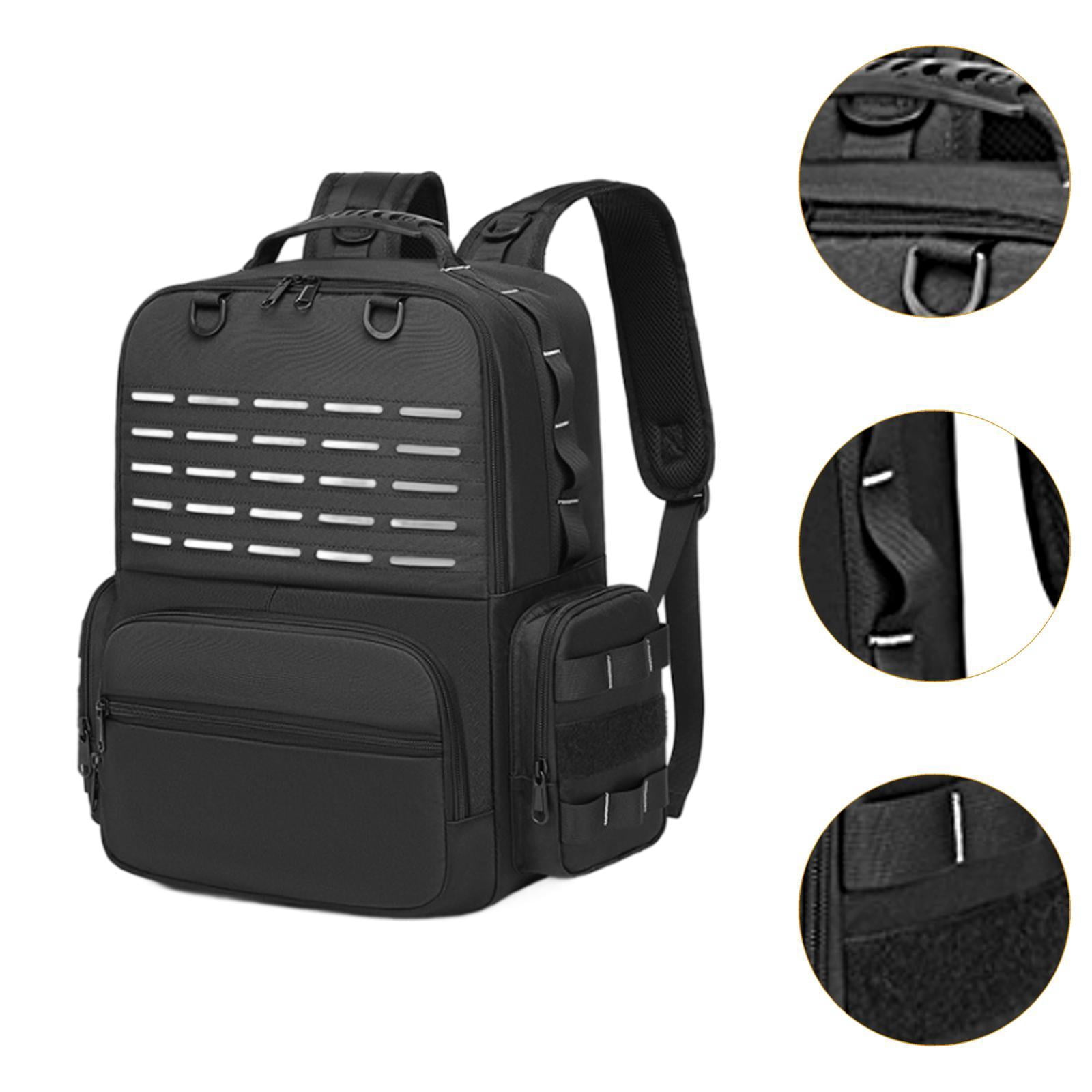 figatia Tool Backpack Tools Organizer Comfortable Breathable with Handle Waterproof Maintenance Worker with Multiple Pockets Tool Bag