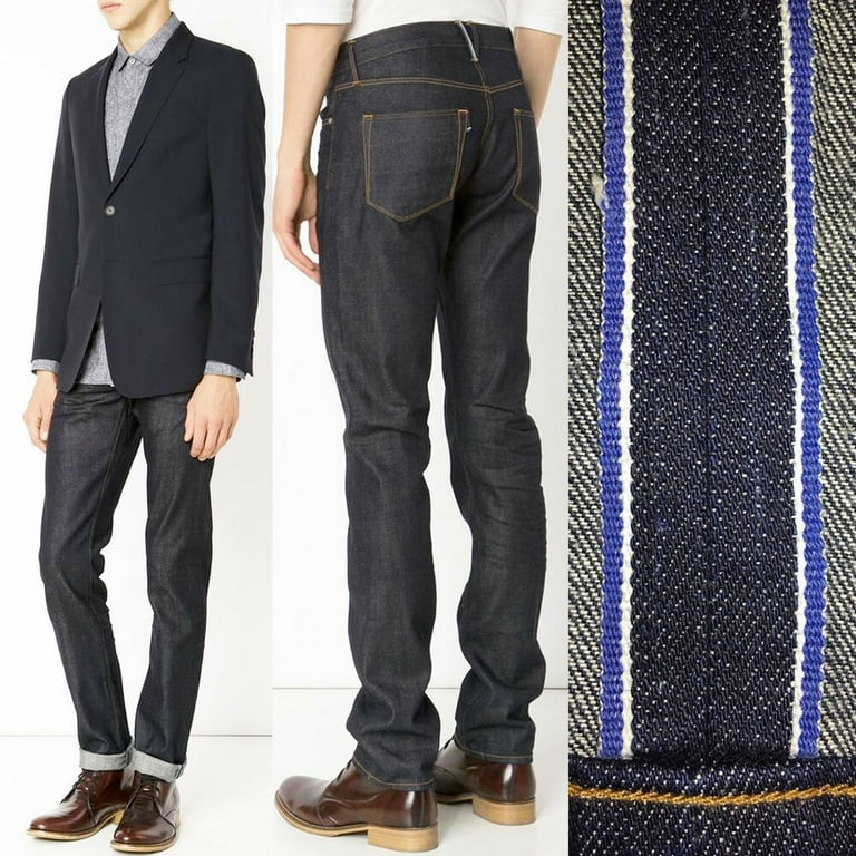 3X1 Men's INDY 3D M4 Selvedge Classic Straight Leg Low Rise 3X1 Men's INDY 3D M4 Selvedge Classic Straight Leg Low Rise