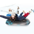 thumbnail image 3 of Almencla 47'' Inflatable Snow Tube Winter Fun Toy Sled PVC Water Sledding with Handle Black, 3 of 8