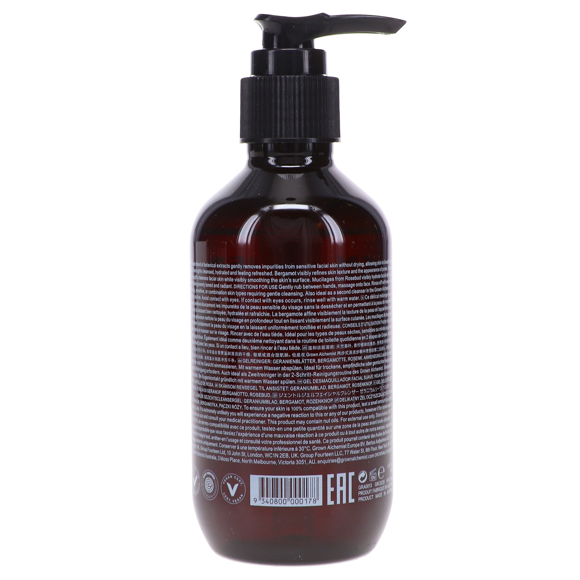 Grown Alchemist Gentle Gel Facial Cleanser 6.76 oz