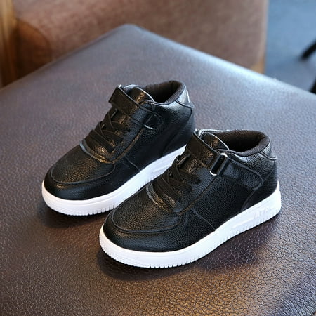 

Toyella 2021 New Spring Shoes Children Shoes With White Cotton Shoes And Casual Shoes Baby Shoes Black Cloth 34