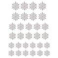 thumbnail image 1 of 30pc Decorations Tree Decoration Glitter Snowflakes Hanging Mistletoe with, 1 of 4
