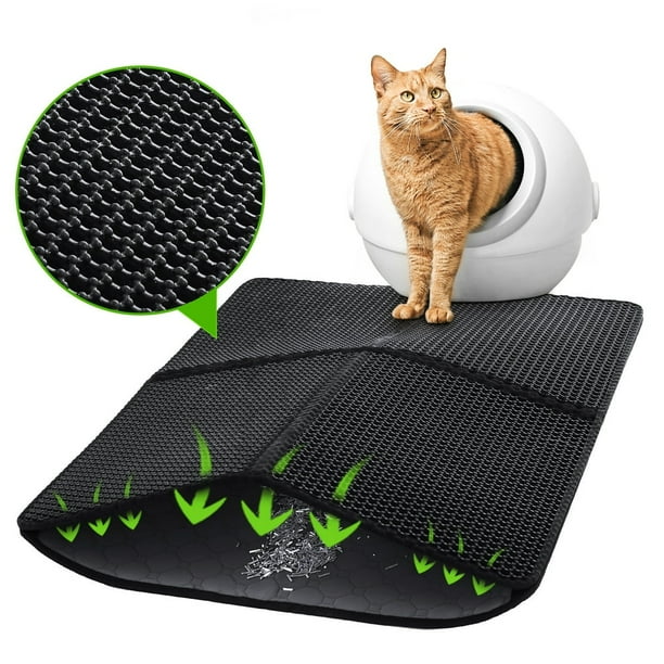 Machine washable cat litter mat best sale