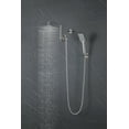 thumbnail image 7 of YDmeet 10" Square Rain Shower Head with Handheld Spray, Stainless Steel High Pressure Combo, 12" Extension Arm & Brass Holder in Brushed Nickel, 7 of 7