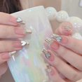 thumbnail image 5 of XINYUAN Fake Nail Art Long False Nail Panel Nail Enhancement Wearing Nail Ins Advanced' Y0L3, 5 of 8