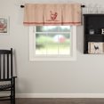 thumbnail image 4 of VHC Brands Sawyer Mill Red Chicken Valance Pleated 20x60, 4 of 8