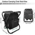 thumbnail image 2 of Foldable Hunting Stool with Cooler Bag,Lightweight Folding Stool Seat for Camping,Fishing,Hiking,Outdoor Sketching, 2 of 9