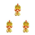 thumbnail image 3 of Kearding Figuras lindas del gnomo de la aplicación amplia para las figuras versátiles del gnomo de la decoración con las mujeres de la hoja Type1 NO1, 3 of 6
