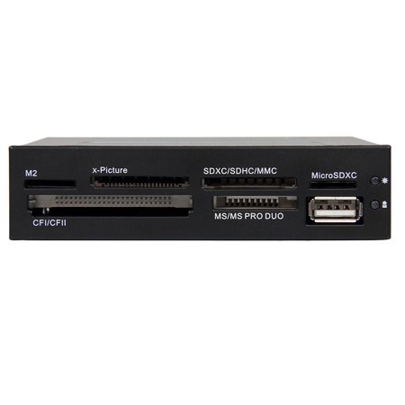 ＳｔａｒＴｅｃｈ．ｃｏｍ USBカードリーダー/USB-A 2.0/マルチカード/3.5インチベイ内蔵型 目安在庫=△