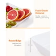 thumbnail image 3 of Bandeja Lifewit de plástico para fiestas, 38 x 25 cm, color blanco (10 unidades), 3 of 7