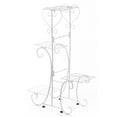 thumbnail image 5 of 4 Tier Garden Plant Stand & Flower Pot Holder Display Rack Indoor Outdoor Metal Organizer Rack, 5 of 8