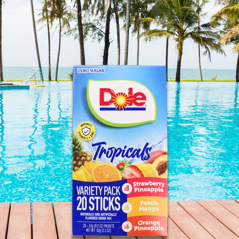 Dole Tropicals Sugar Free Drink Mix Variety Pack, 40 Servings