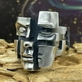 thumbnail image 2 of RYUJNDK Artistic Split Personality Rings Expressive Vintage Inspired Rings For Those Who Embraces Their Unique Identity, 2 of 9