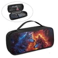 thumbnail image 2 of Jiueut Fire Wolf Stethoscope Storage Bag Stethoscope Bag with Carrying Handle Storage Zipper Bags for Organizing Lightweight Stethoscope Bag Case with Mesh Pocket, 2 of 7
