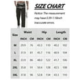 thumbnail image 6 of FEOYA Mens Tear Away Pants Zipper Basketball Sports Joggers Train Trousers Cotton Straight Leg Sweatpants Elastic Waist with 2 Pockets for Gym Running Athletic Workout, 6 of 6