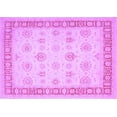 thumbnail image 1 of Ahgly Company Indoor Rectangle Oriental Purple Traditional Area Rugs, 5' x 8', 1 of 4