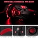 thumbnail image 4 of Auriculares Luminosos Para Juegos Auriculares Estéreo Usb Auriculares Con Cable Con Conector De Audio De 3,5 Mm Y Micrófono Led Auriculares Ajustables Suaves Para Computadora Pc Portátil,Red Muyoka Hogar, 4 of 6