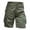 ZA-Army Green shorts men, variant on cllios Men's Outdoor Cargo Shorts Flat Front Baggy Shorts with Multi Pockets Solid Color Lightweight Hiking Shorts Black 32