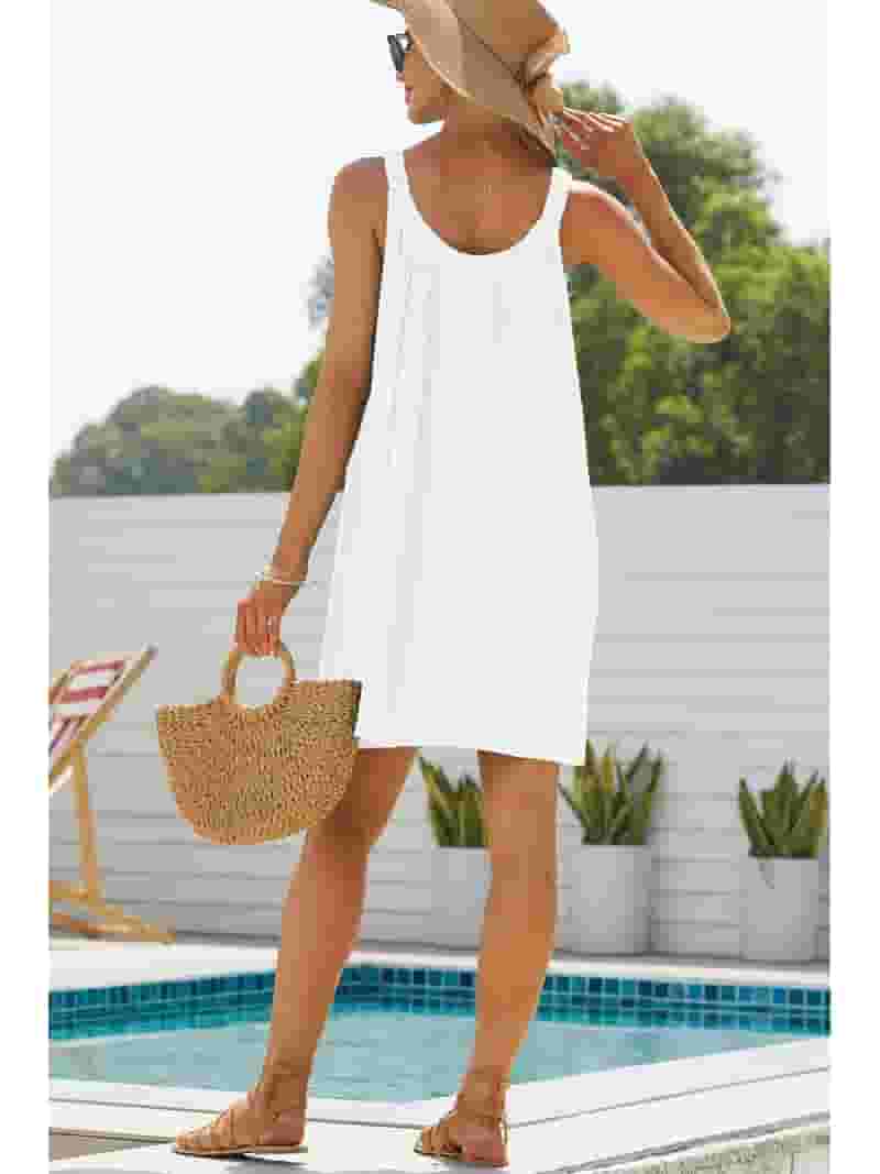 グランド牧場 セレクトセール DAKIMOE Women's Summer Beach Dress, Swimwear Cover-Up Clothing