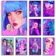 thumbnail image 2 of Cyberpunk Cool Electronic Anime Girl Posters Neon Canvas Painting and Prints Wall Art Cartoon Picture for Room Wall Home Decorat, 2 of 5