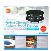 Angle View: K&H Thermo-Pond Perfect Climate Deluxe Pond De-Icer 750 Watt - Ponds 100-1,200 Gallons - (6\" Diameter x 5\" High)