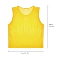 thumbnail image 1 of Training Vests,12 Pack Mesh Scrimmage Football Training Jerseys Football Vest User-Friendly Design, 1 of 6