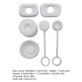 thumbnail image 2 of Anti Water Cup -Spill Stopper Silicone -Leakage Topper White 6pcs, 2 of 5