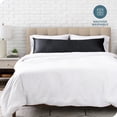 thumbnail image 4 of Bare Home Satin Body Pillowcase - Luxury Pillowcase - Soft and Smooth - Breathable - Envelope Closure, Black, 4 of 6
