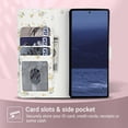 thumbnail image 6 of Wallet Case for Samsung Galaxy Z Fold 7, Flower PU Leather Durable Phone Case Kickstand Flip Case with Card Slots Wrist Strap Pattern Magnetic Closure Protective Case for Galaxy Z Fold 7 - D, 6 of 9