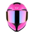 thumbnail image 6 of 1Storm Motorcycle Full Face Helmet DOT Adults Street Bike Dual Visor Sun Inner Shield with One Extra Clear Shield: HJAH15 Tinted Glossy Pink, 6 of 7