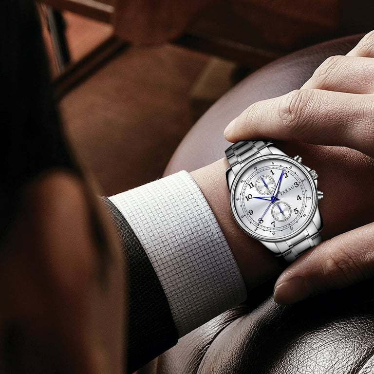 Big white dial watches sale