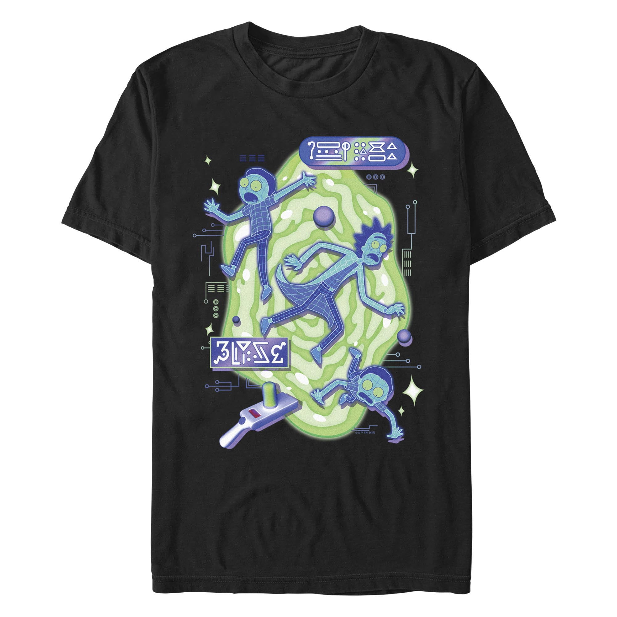 Cotton Soul Maglietta A Maniche Lunghe Uomo Rick & Morty 'Cell Arm', Colore Nero, Cotone Morbido, Vestibilità Regolare, Licenza Ufficiale - 2