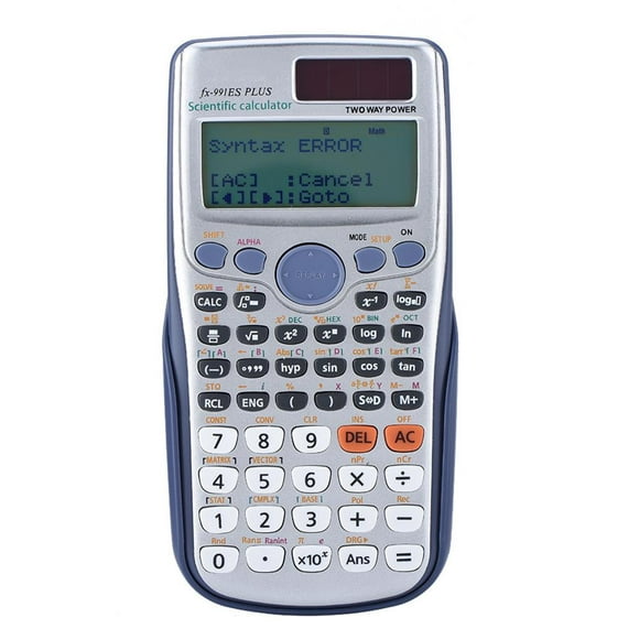 Baohd FX-991ES-PLUS Calculator 417 Functions High School University Calculation Tool Computer Office Two Ways Power Graphing