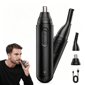 Alifecxwwy 2-in-1 Nose & Eyebrow Hair Trimmer