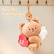 thumbnail image 4 of Llavero Kawaii Coche Oso Peluche Suave para Mujeres Y Niñas, 4 of 9