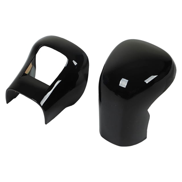 Kit de cubierta de perilla de palanca de cambio de marchas Bling Bling negro brillante para Corolla Cross 2020-2022