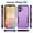 Purple, variant on Compatible with iPhone 17 6.3 inch Phone Case Tempered Glass Screen Protector Hybrid Rugged Shockproof Hard Protective Drop Proof Full Body Heavy Duty Mobile Cell Cover for i Phone17 i17 17Case Pink
